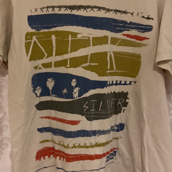 Quicksilver Pattern Skate Boarding T-Shirt Mens Size Medium 🔥 - Picture 2 of 5